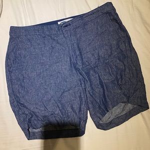 Old Navy high rise chambray shorts